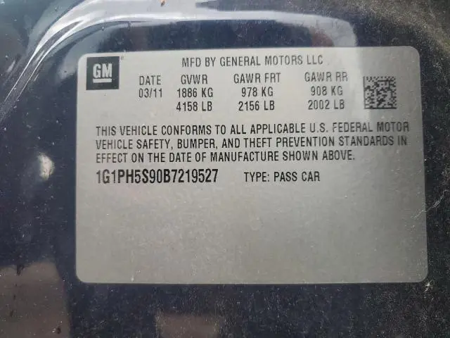 2011 CHEVROLET CRUZE LTZ