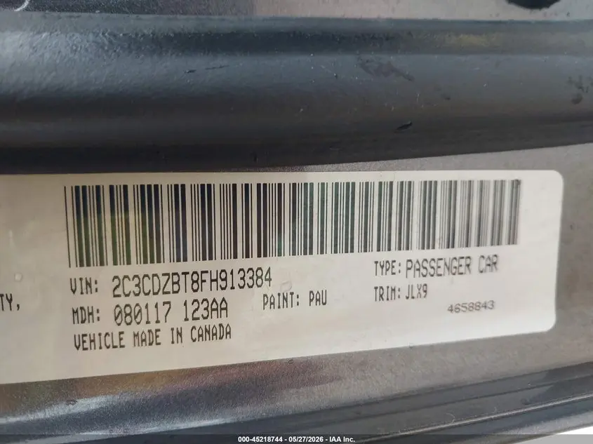 2015 DODGE CHALLENGER R/T PLUS
