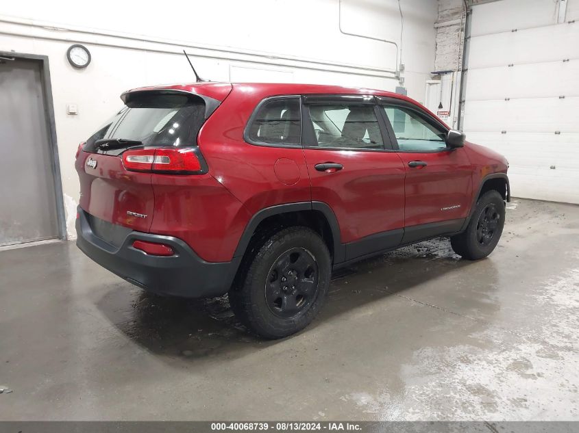 2017 JEEP CHEROKEE SPORT 4X4