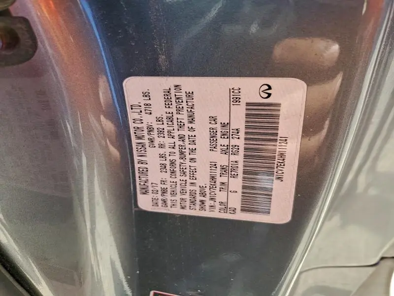 2017 INFINITI Q60 BASE  