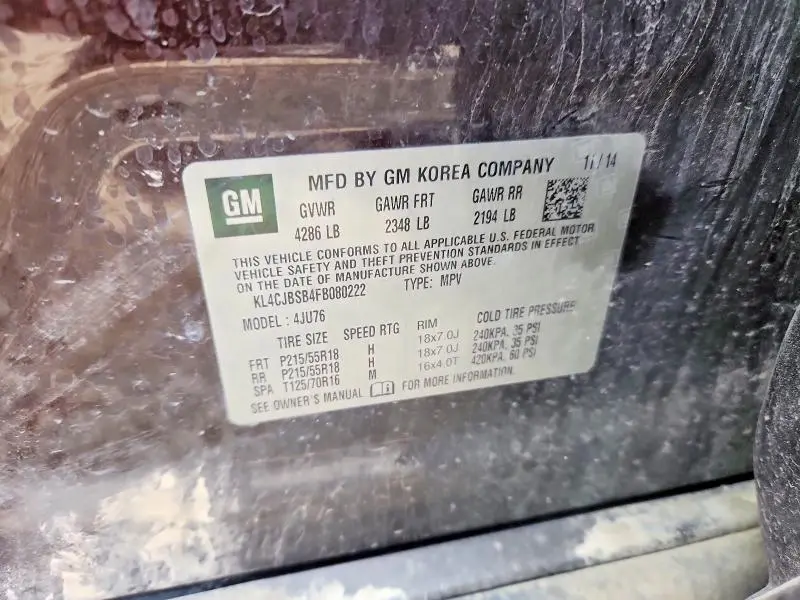 2015 BUICK ENCORE CONVENIENCE  