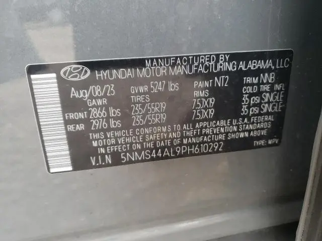 2023 HYUNDAI SANTA FE LIMITED  
