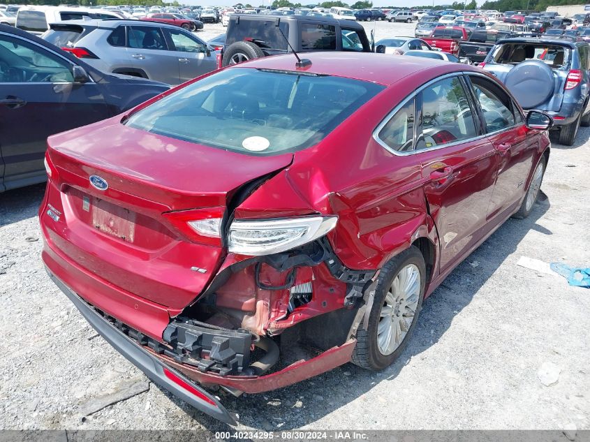 2013 FORD FUSION ENERGI SE LUXURY