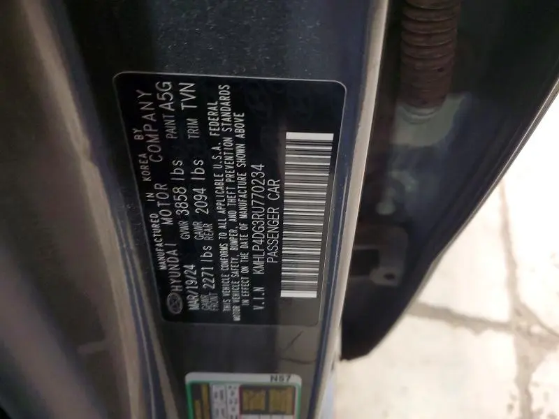 2024 HYUNDAI ELANTRA LIMITED  