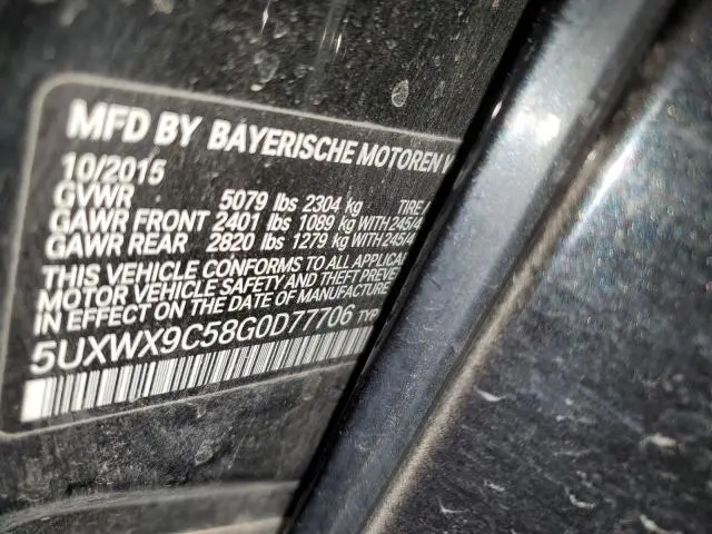 2016 BMW X3 XDRIVE28I  