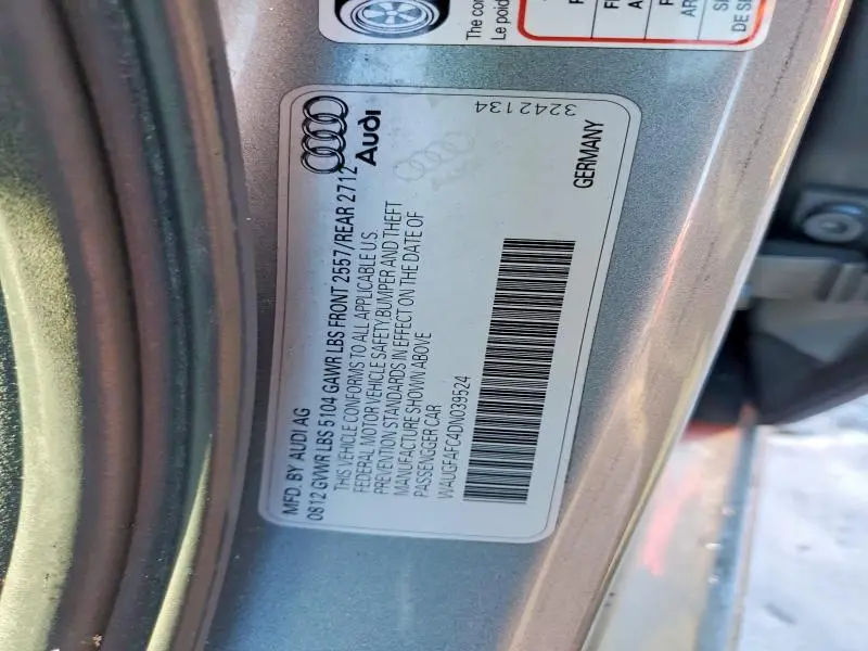2013 AUDI A6 PREMIUM PLUS  