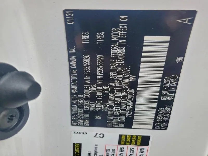 2021 LEXUS RX 350 BASE  