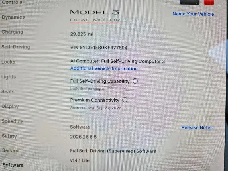 2019 TESLA MODEL 3   