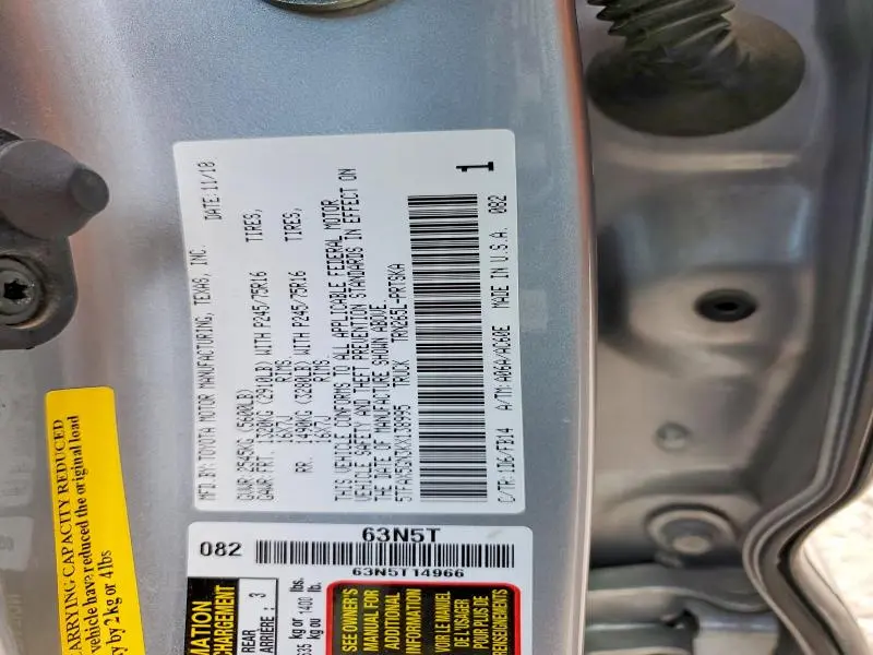 2019 TOYOTA TACOMA DOUBLE CAB  