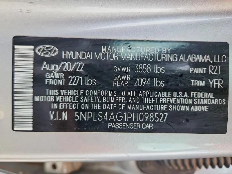 2023 HYUNDAI ELANTRA SEL  