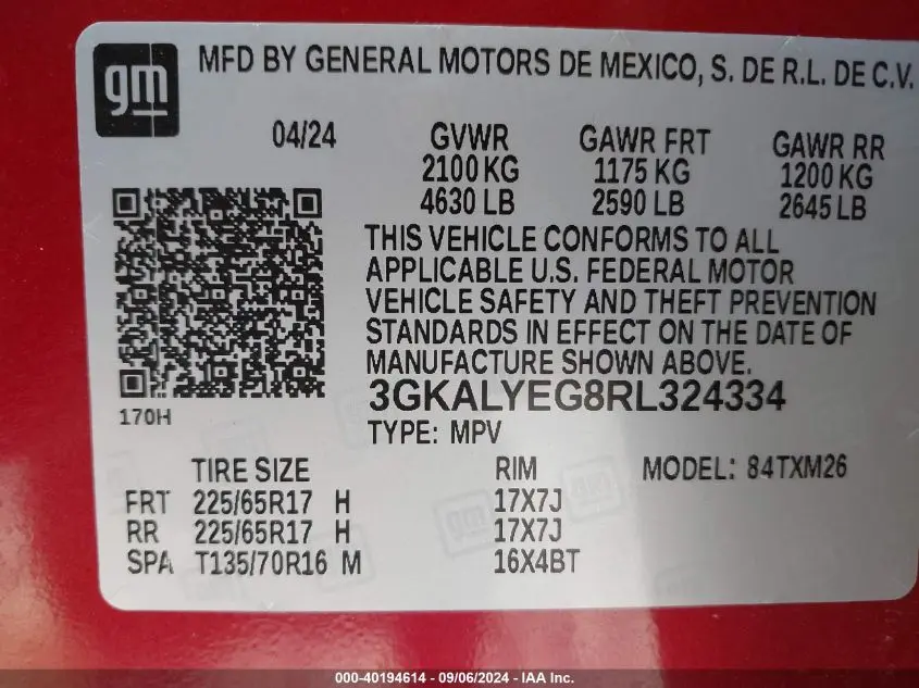 2024 GMC TERRAIN AWD AT4
