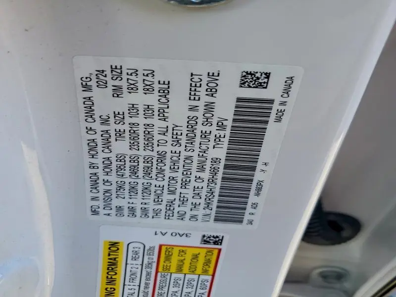 2024 HONDA CR-V EXL  