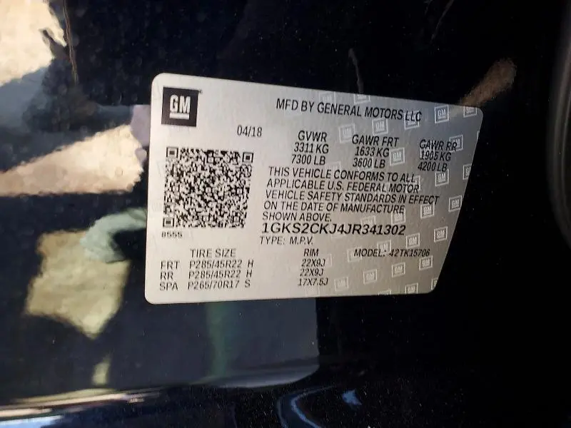2018 GMC YUKON DENALI  