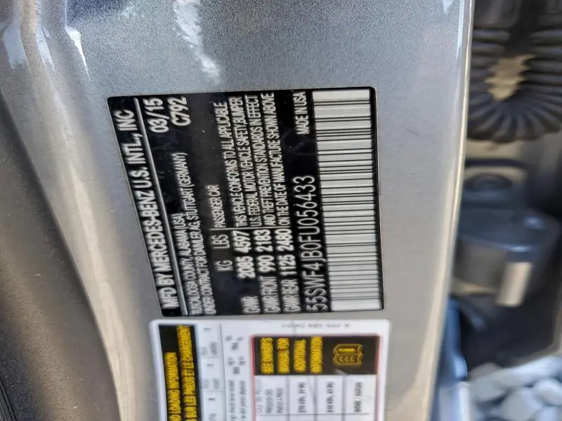 2015 MERCEDES-BENZ C 300  