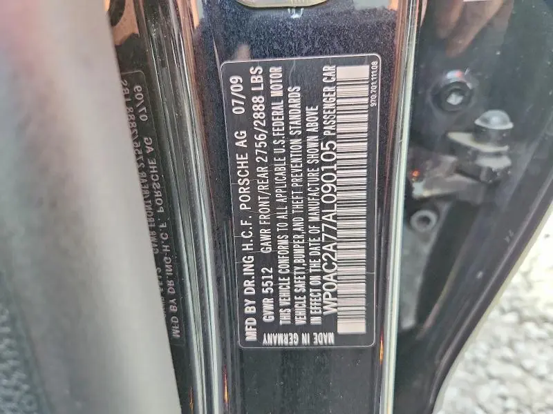 2010 PORSCHE PANAMERA TURBO  