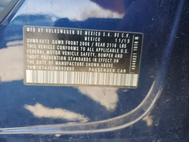 2014 VOLKSWAGEN JETTA BASE  
