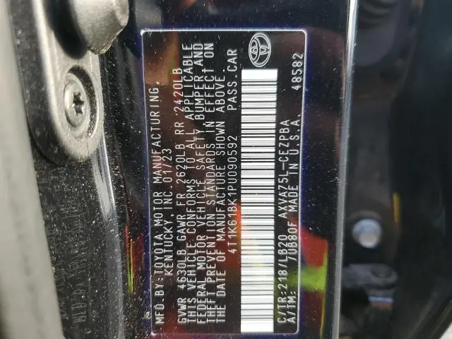 2023 TOYOTA CAMRY XSE  