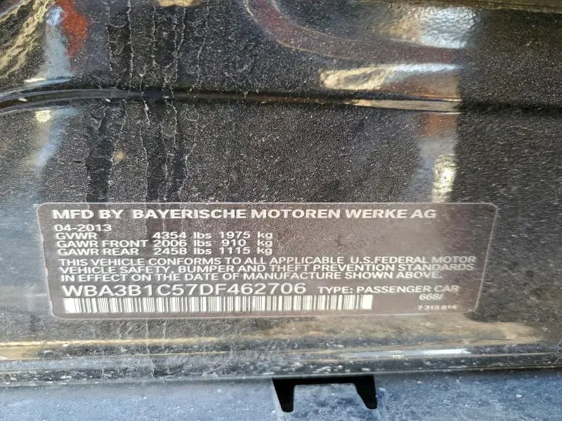 2013 BMW 320 I  