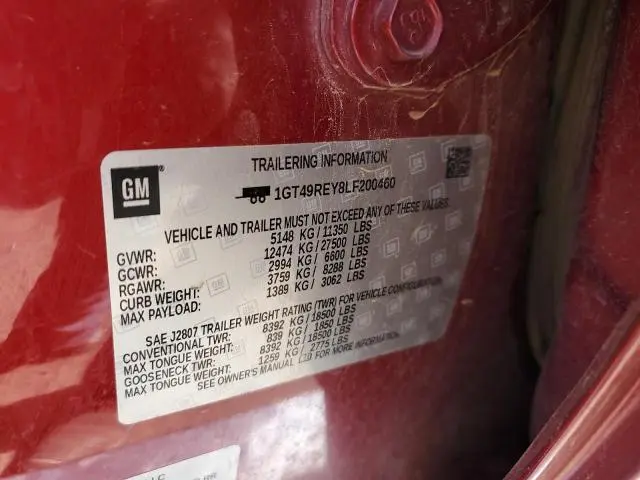 2020 GMC SIERRA K2500 DENALI  