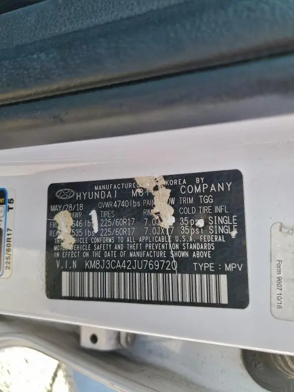 2018 HYUNDAI TUCSON SEL  