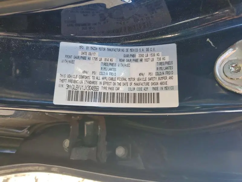 2018 TOYOTA YARIS IA BASE  