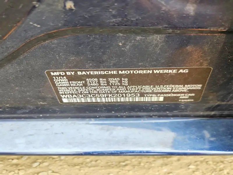 2015 BMW 320 I XDRIVE  