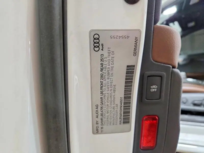 2017 AUDI A4 PREMIUM PLUS  