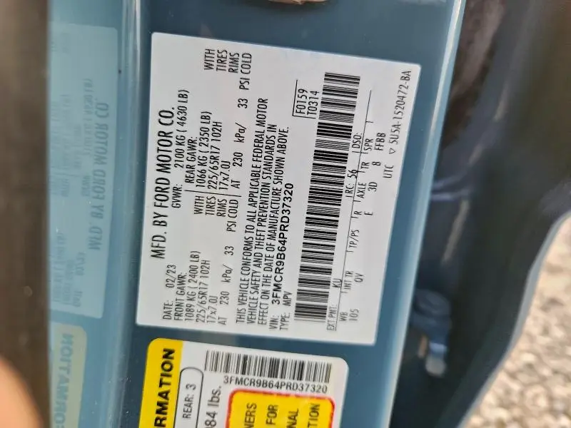 2023 FORD BRONCO SPORT BIG BEND  