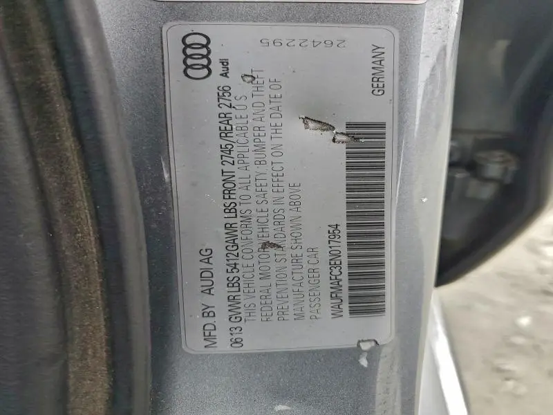 2014 AUDI A6 PREMIUM PLUS  