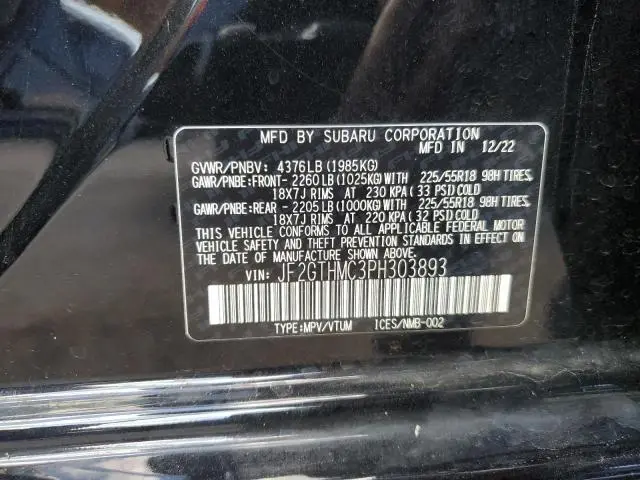 2023 SUBARU CROSSTREK LIMITED  