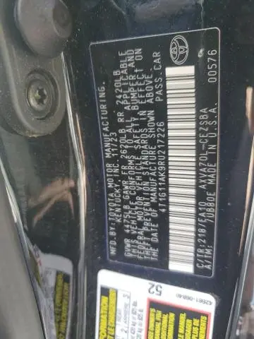 2024 TOYOTA CAMRY SE NIGHT SHADE  