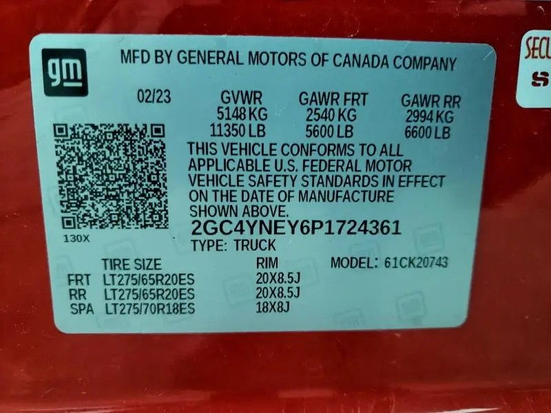 2023 CHEVROLET SILVERADO K2500 HEAVY DUTY LT  