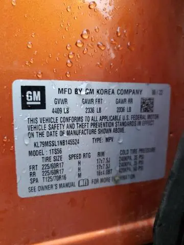 2022 CHEVROLET TRAILBLAZER ACTIV  