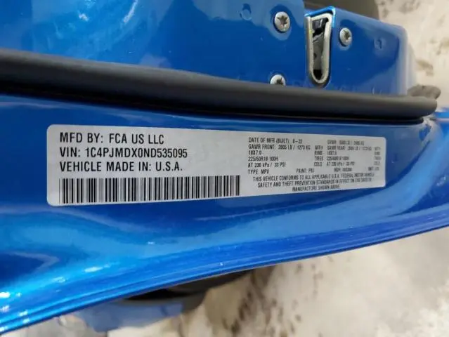 2022 JEEP CHEROKEE LIMITED  