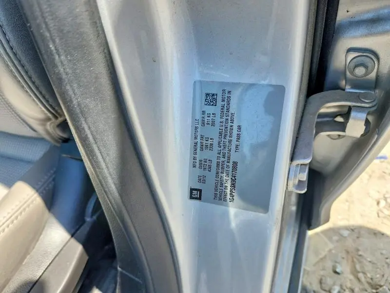 2012 BUICK VERANO   