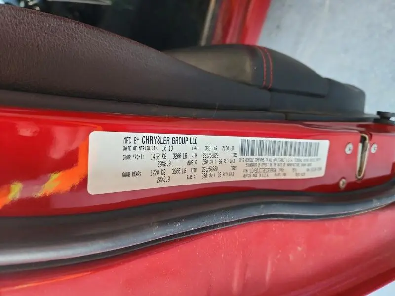 2014 DODGE DURANGO R  