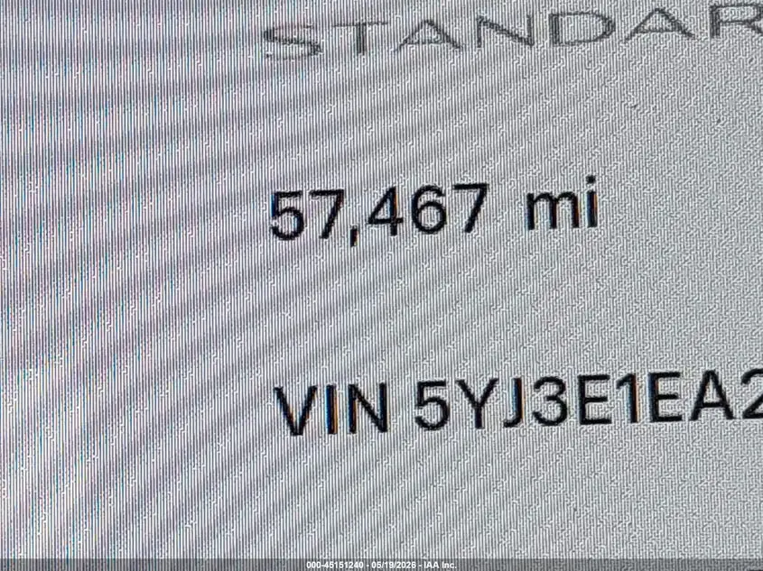 2021 TESLA MODEL 3 STANDARD RANGE PLUS REAR-WHEEL DRIVE