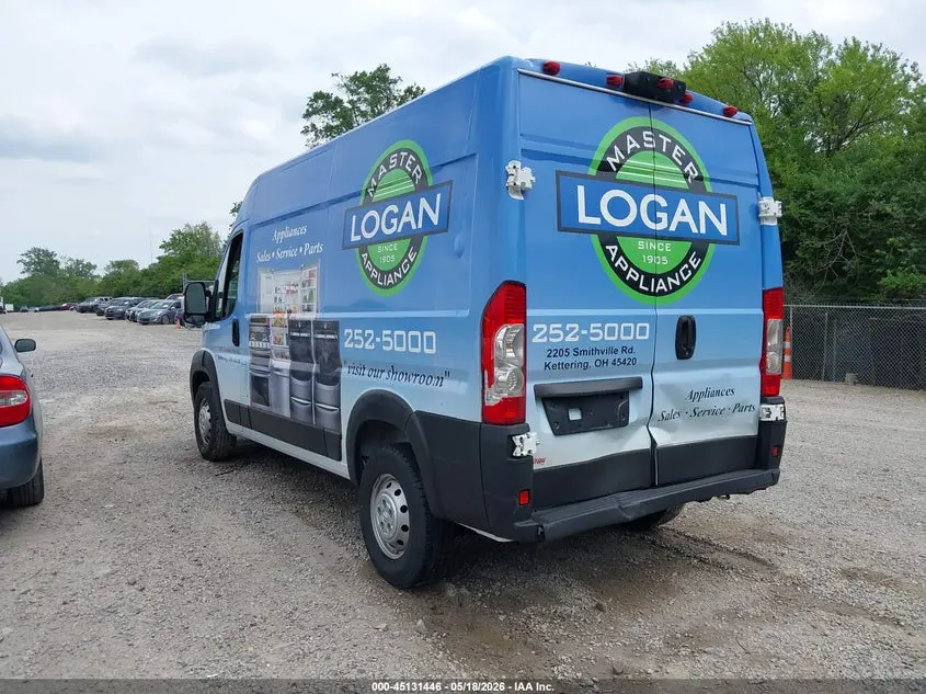 2019 RAM PROMASTER 1500 HIGH ROOF 136 WB