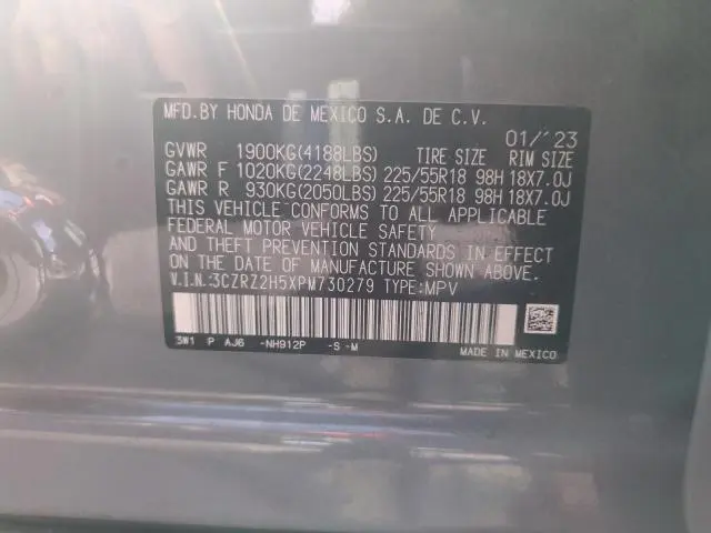 2023 HONDA HR-V SPORT  