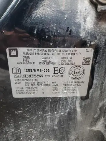 2014 GMC TERRAIN SLT  