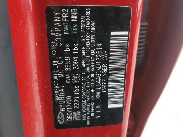 2021 HYUNDAI ELANTRA SEL  