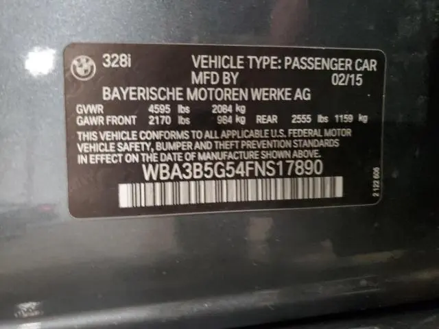 2015 BMW 328 XI SULEV