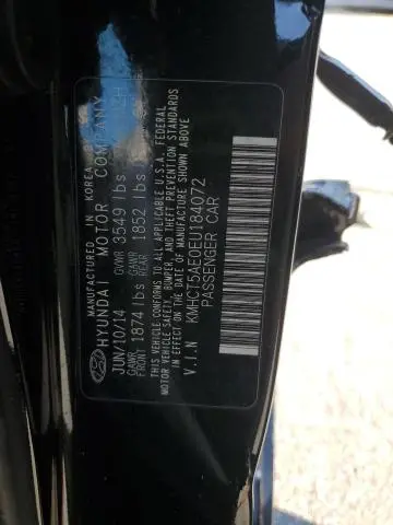 2014 HYUNDAI ACCENT GLS  