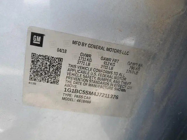 2018 CHEVROLET CRUZE LS  