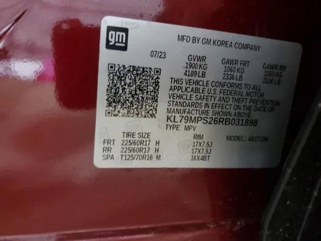 2024 CHEVROLET TRAILBLAZER LT  