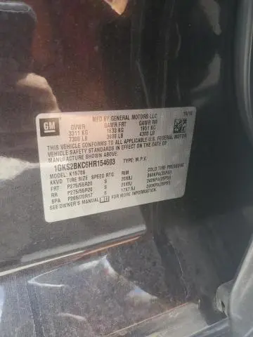 2017 GMC YUKON SLT  
