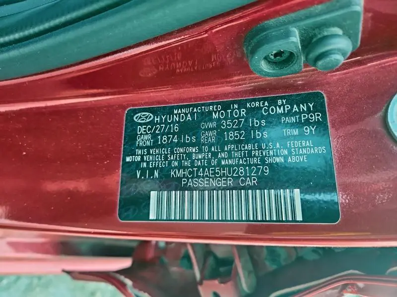 2017 HYUNDAI ACCENT SE  