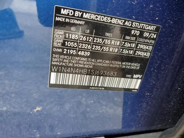 2025 MERCEDES-BENZ GLA 250 4MATIC  