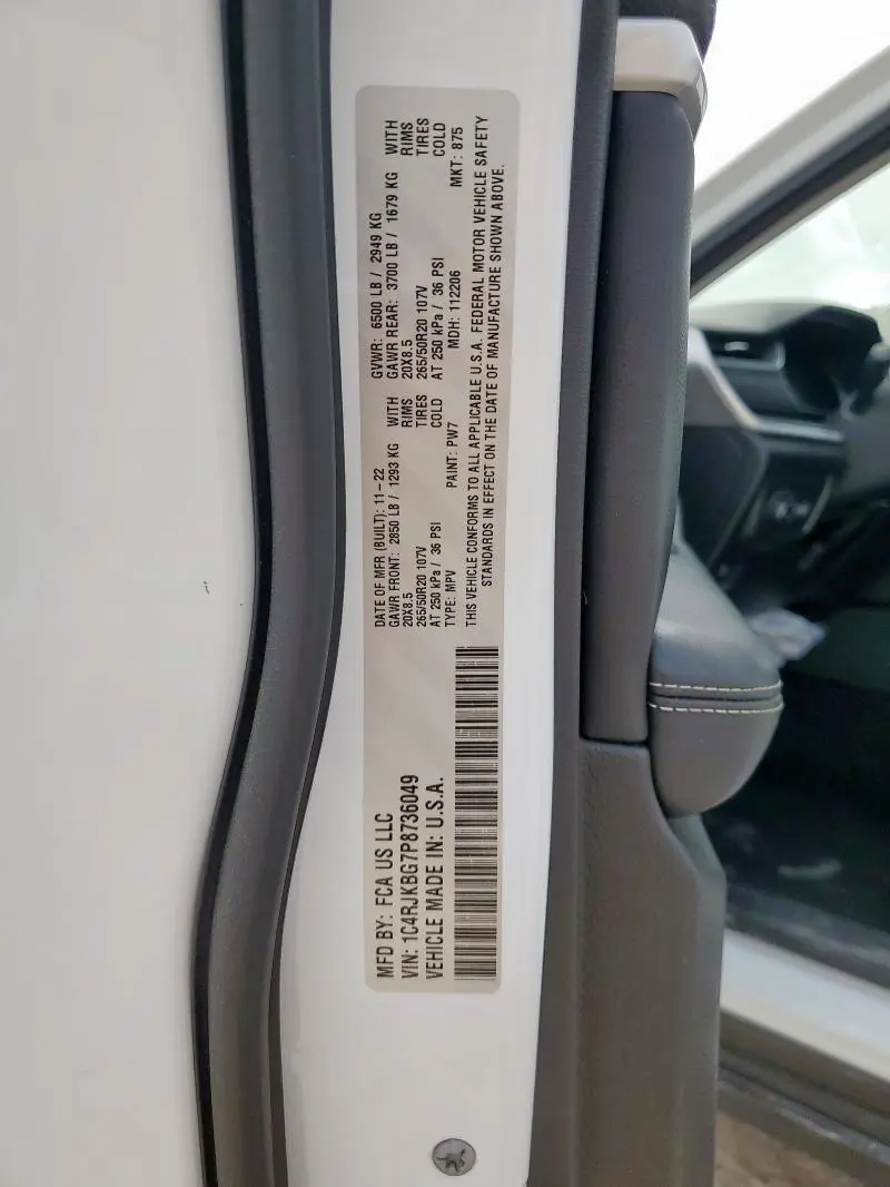 2023 JEEP GRAND CHEROKEE L LIMITED  