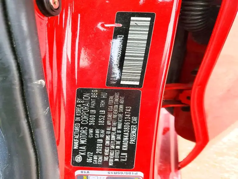 2013 KIA RIO EX  